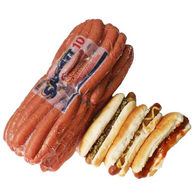 Sabrett® Natural Casing Hot Dogs Jersey Pork Roll